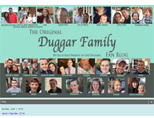 Tablet Screenshot of duggarfamilyblog.com